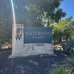 The sign at Waterloo Flats