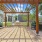pergola shaded seating with grill